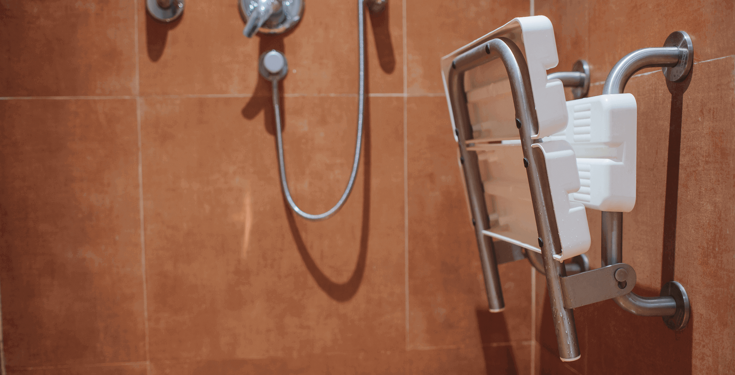 Room with medical equipment mounted on the wall
