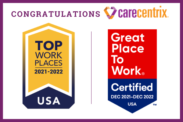 CareCentrix Receives 2022 Top Workplaces USA Award and 2022 Great Place to Work® Certification