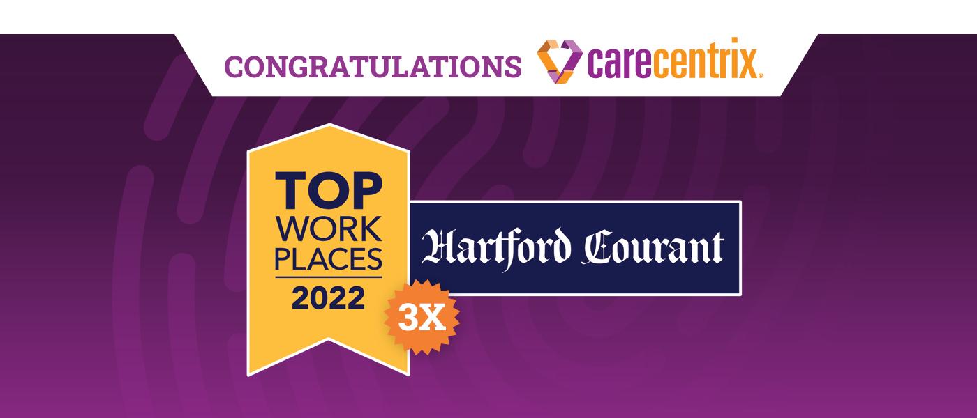 Hartford Courant Names CareCentrix A Winner of the Hartford Top Workplace 2022 Award