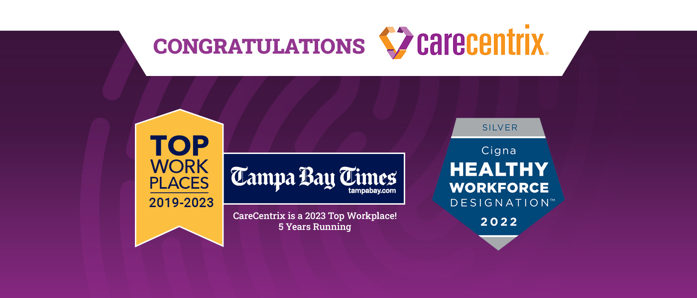 CareCentrix Receives Cigna Healthy Workforce Designation and Named a 2023 Top Tampa Bay Workplace